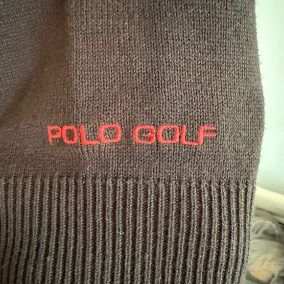 Polo Ralph Lauren Golf V-Neck Plaid Sweater, excellent condition, size large - Picture 4 of 5